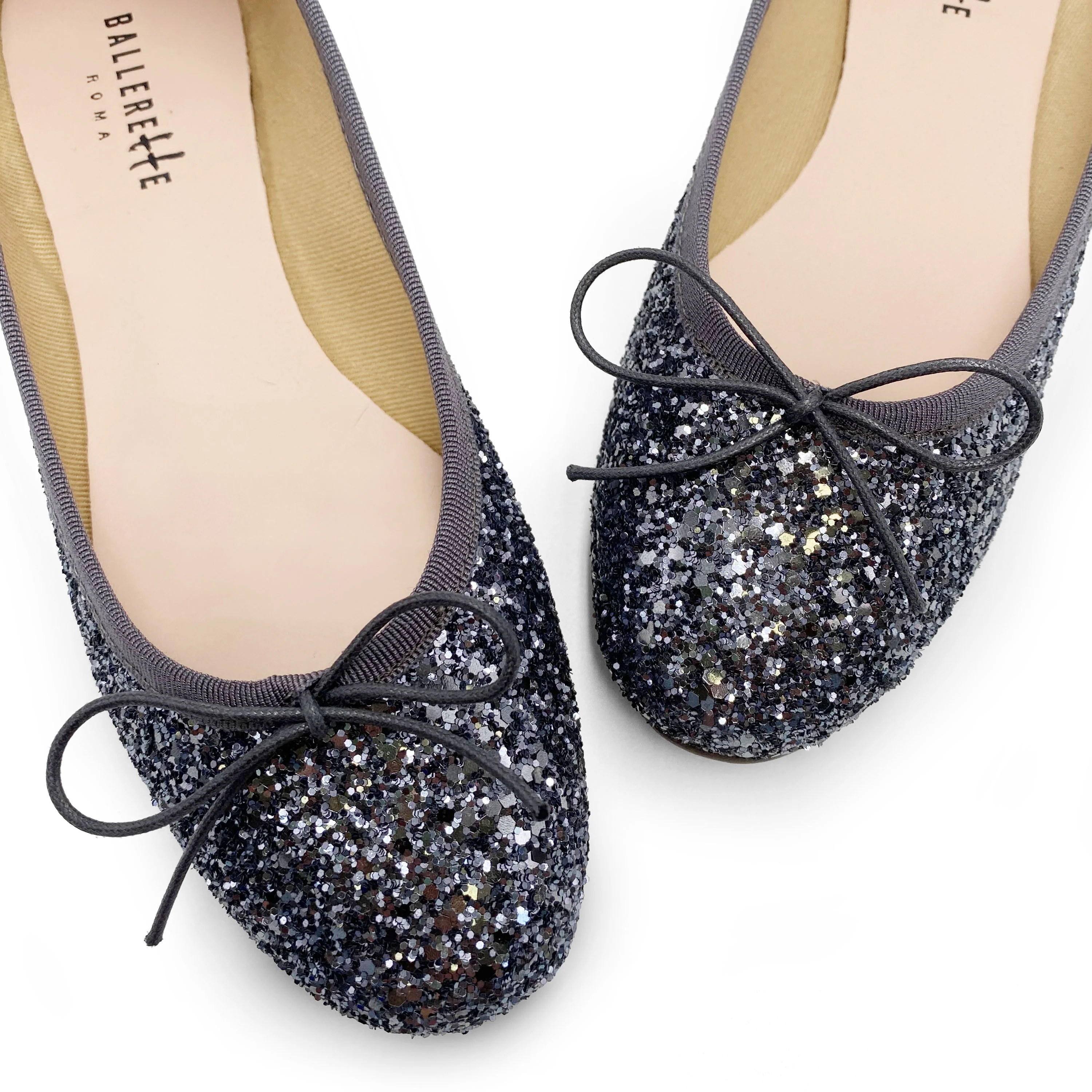 Ballerine glitterate ferro - Image 4