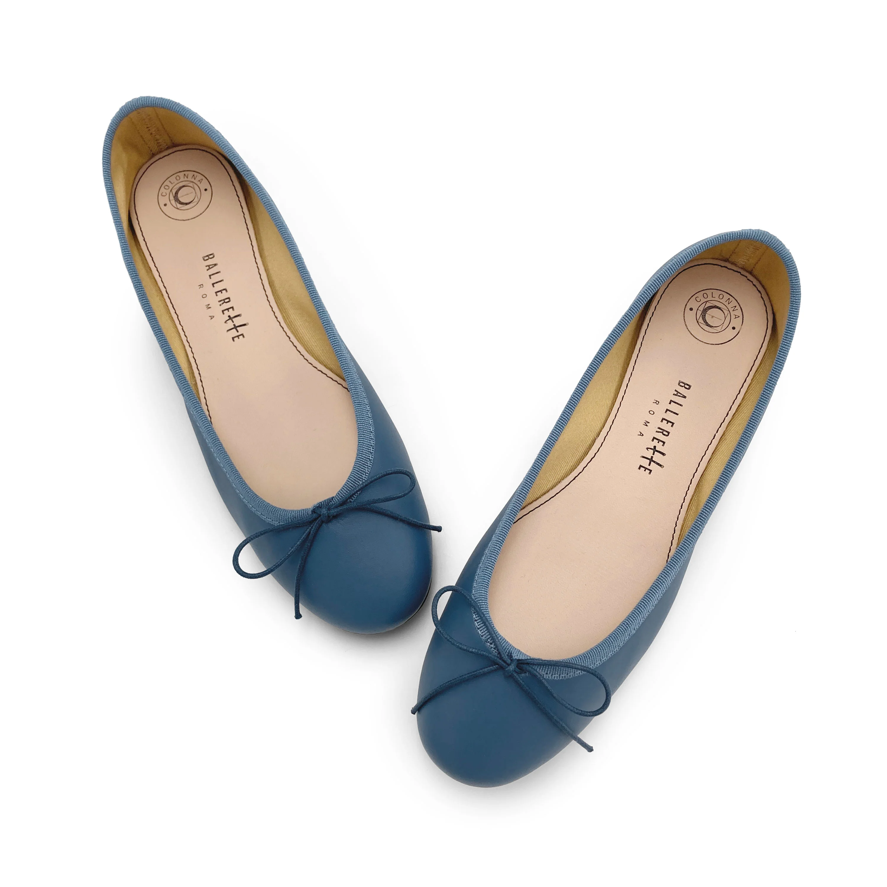 Ballerine in pelle indaco - Image 2
